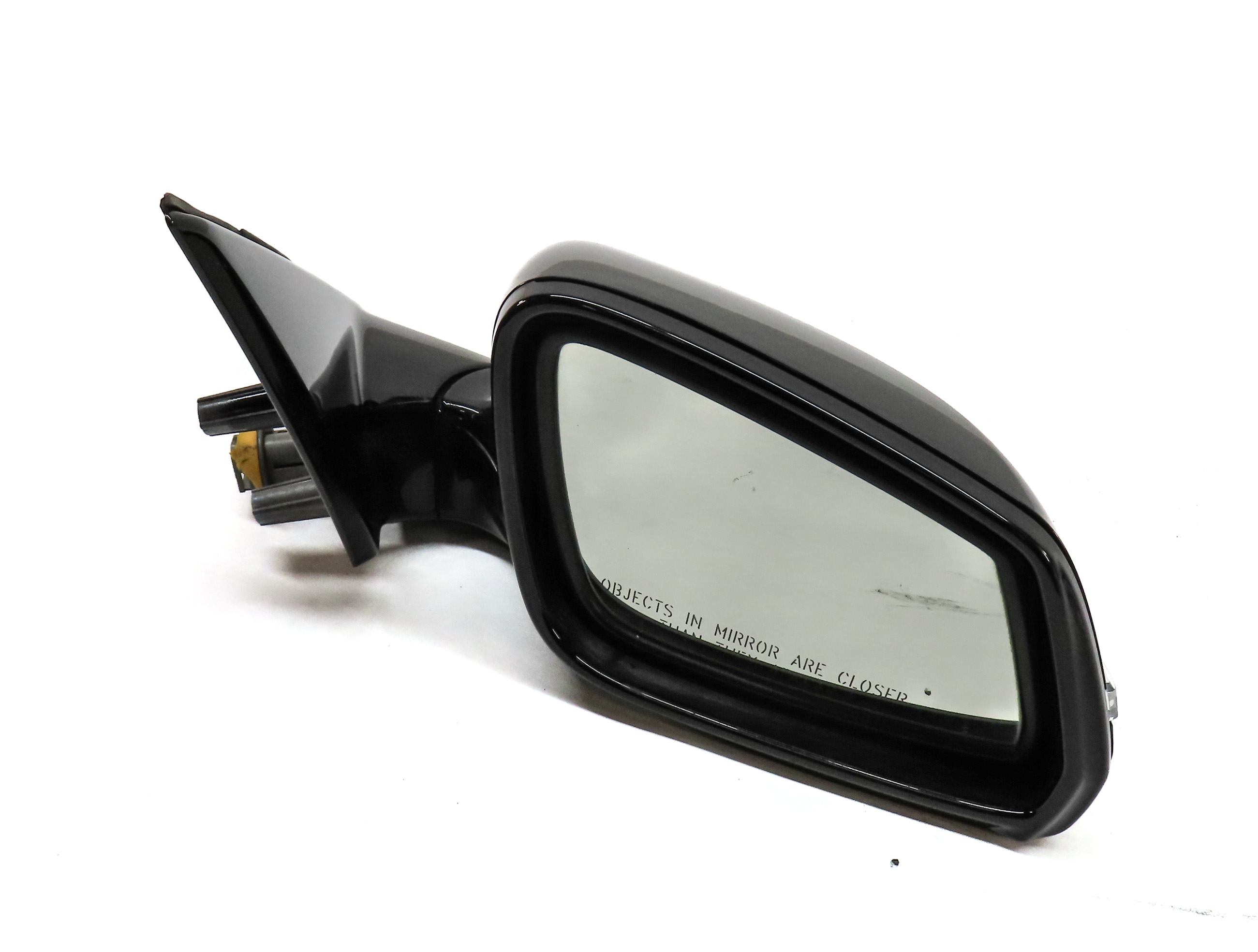 13-15 BMW 7 SERIES F01 RIGHT DOOR MIRROR PFOLD HEAT AUTODIM BLIND CAMERA (Black) — exact item pictured